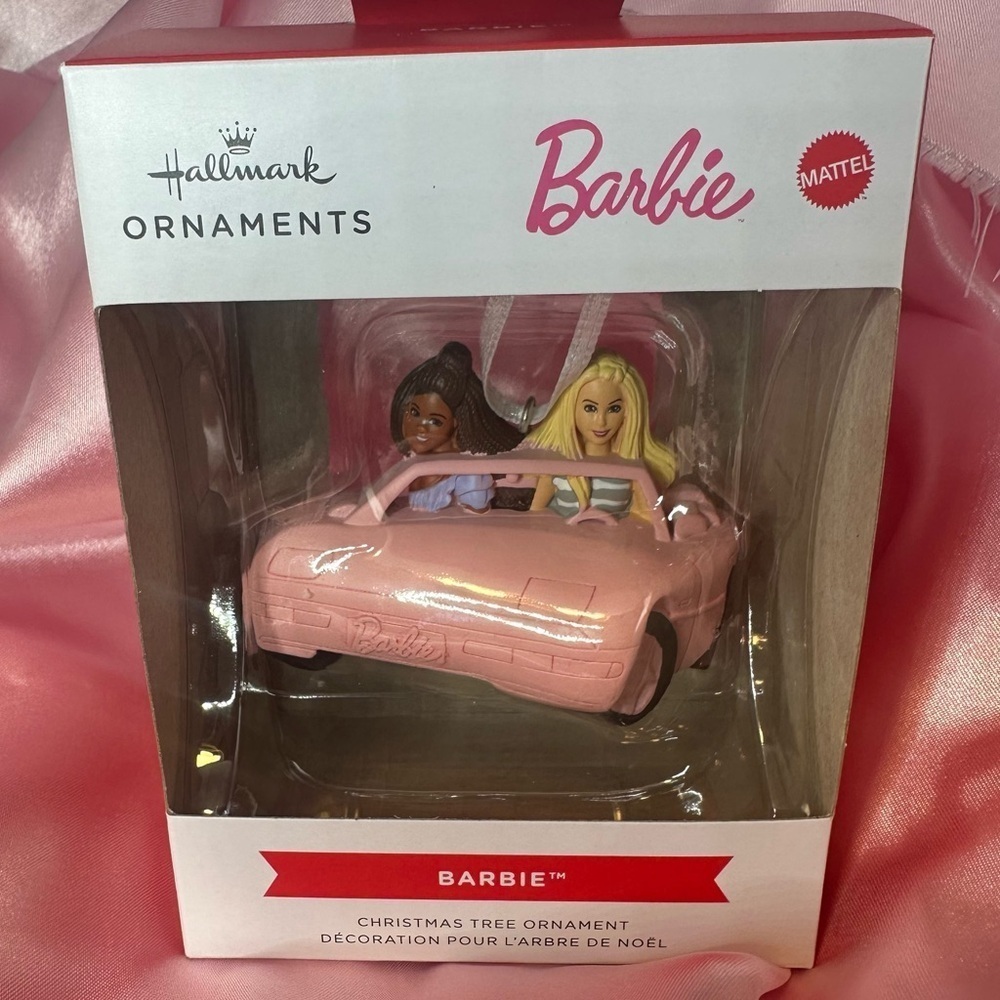 NEW Hallmark Barbie™ Pink Convertible Ornament – 2023